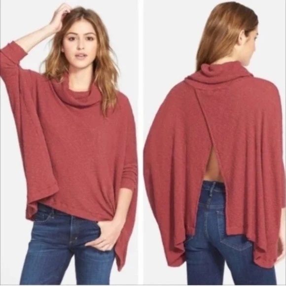 FP Beach World Traveler Open Back Cowl Neck - Picture 1 of 11